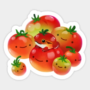 Tomato frog Sticker